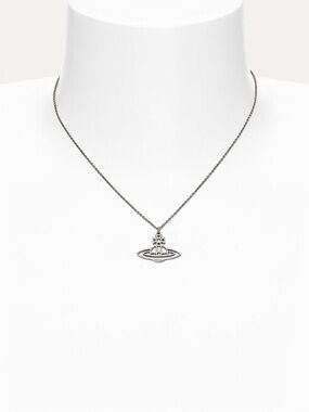 Vivienne Westwood Silver Orb Charm Necklace